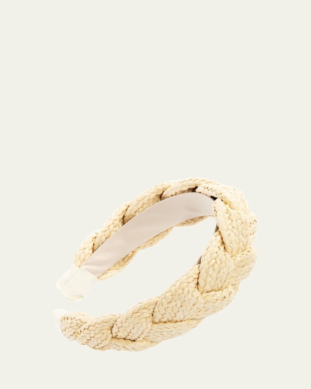 Braided Straw Headband